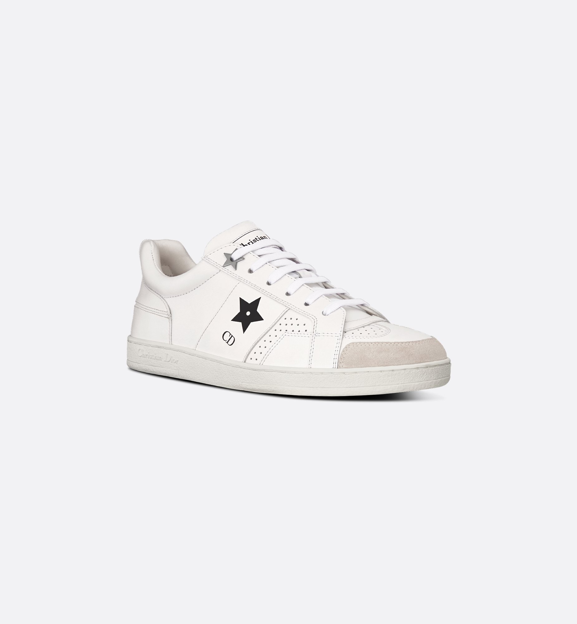 Dior Star   – White Calfskin and Suede Calfskin