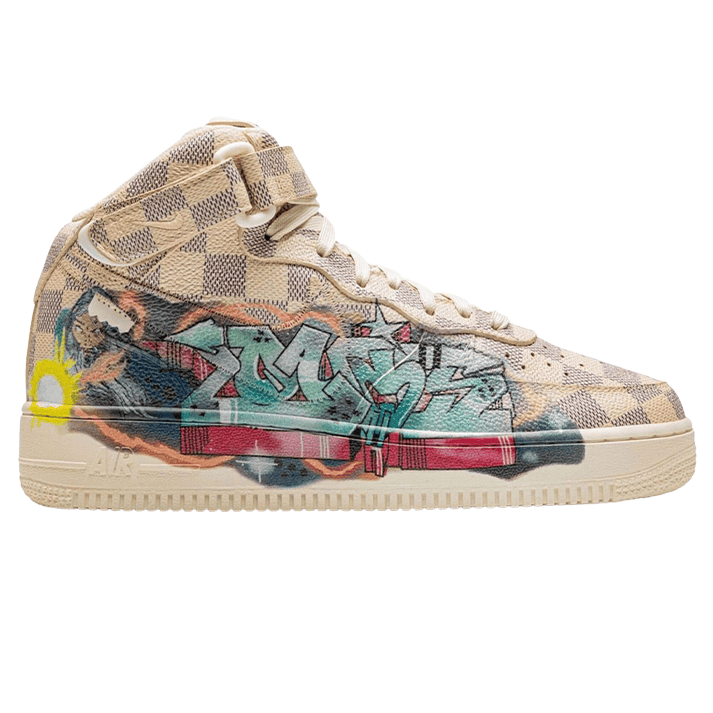 Louis Vuitton x Nike Air Force 1 Mid 'By Virgil Abloh Graffiti'