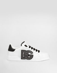 D&G Calfskin Portofino light strobel sneakers