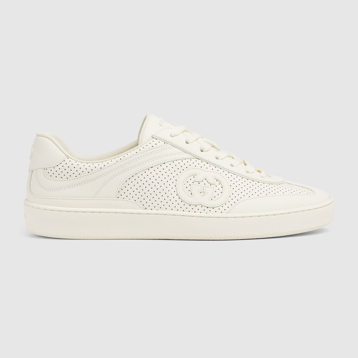 Gucci Men’s G75 Sneaker White Leather