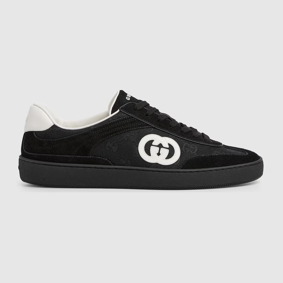 Gucci Men’s G75 Sneaker Black Suede