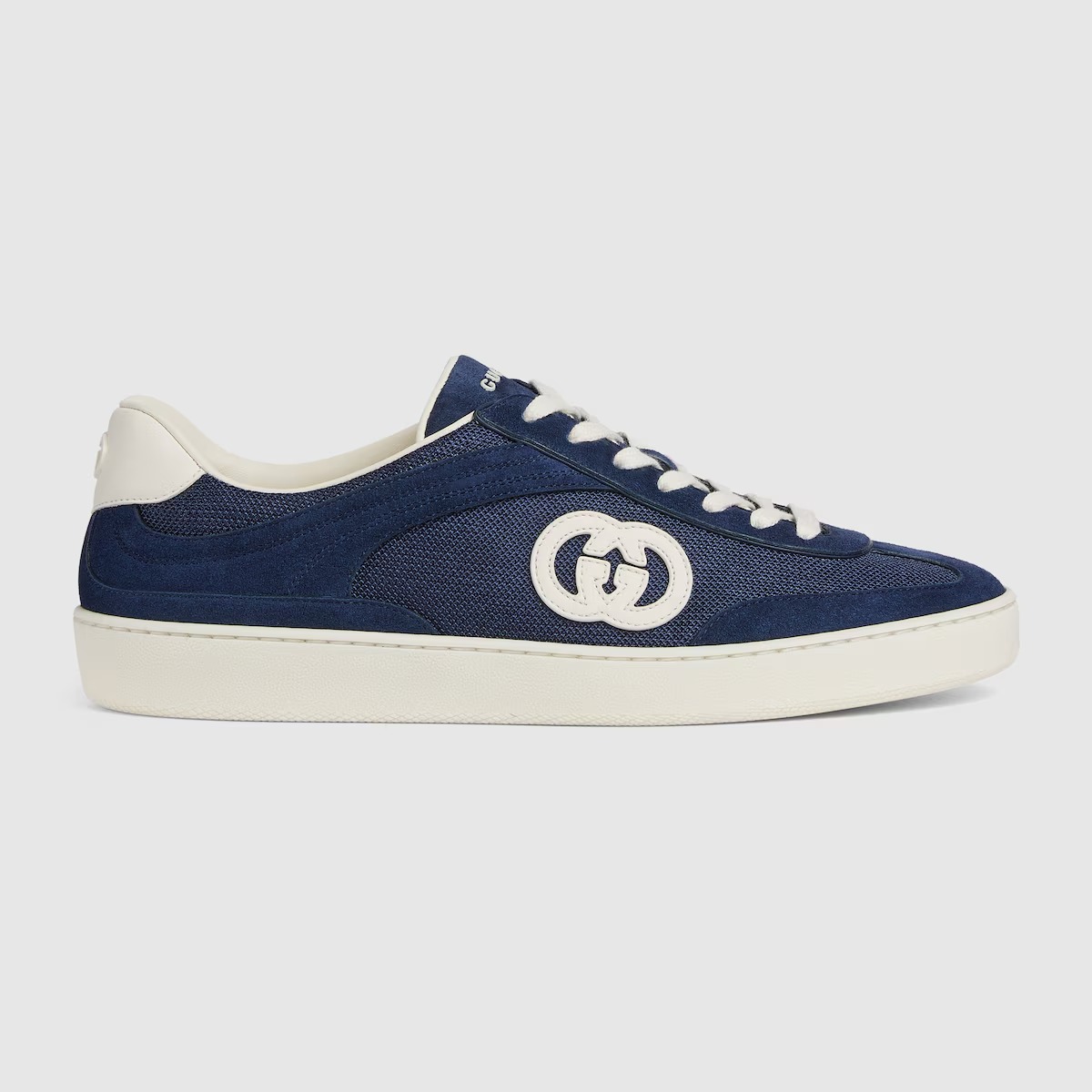 Gucci Men’s G75 Sneaker Blue Suede