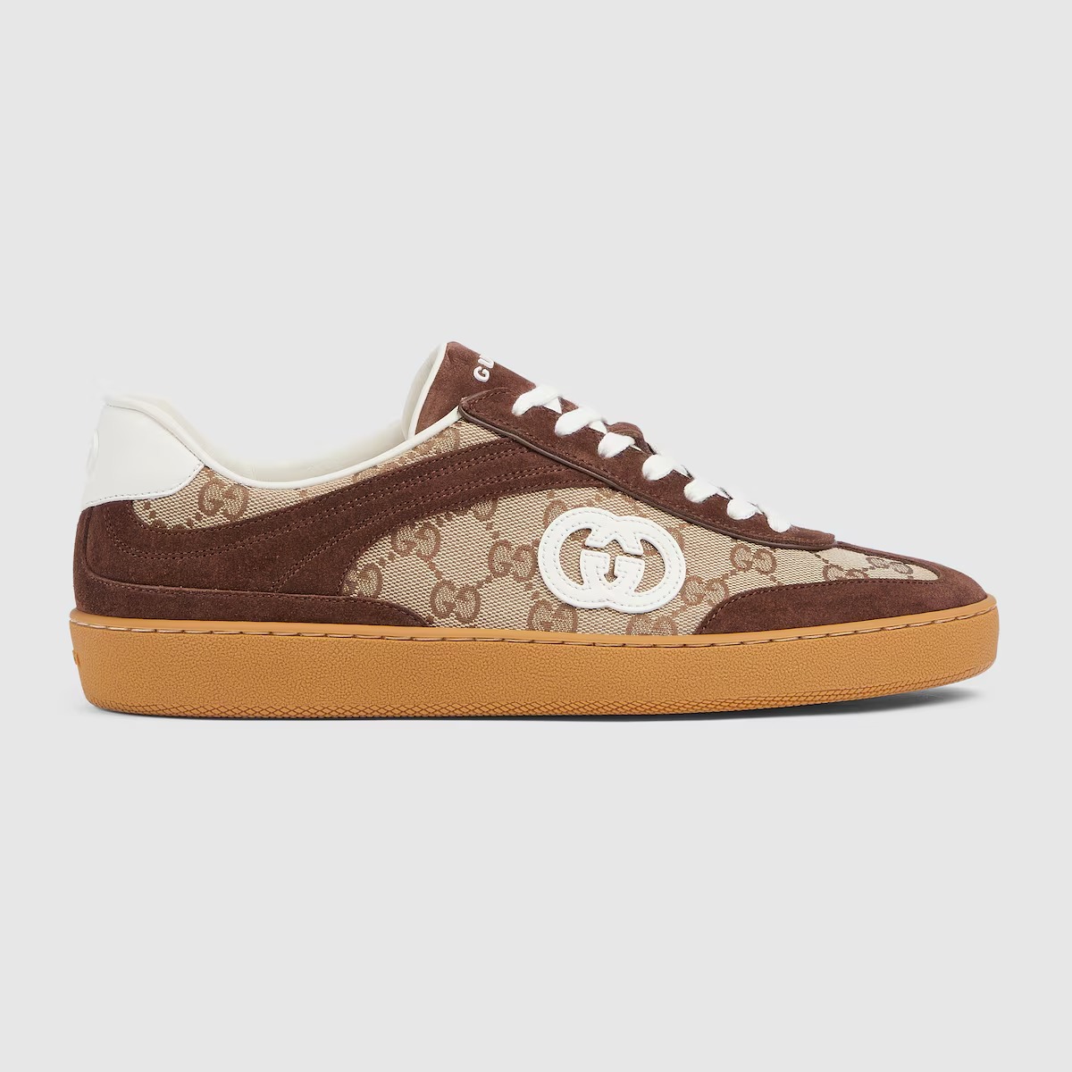 Gucci Men’s G75 Sneaker Dark Brown Suede