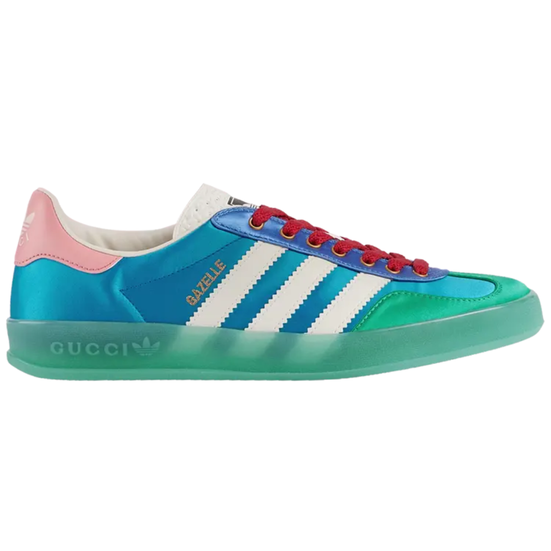 Adidas x Gucci Gazelle ‘Light Blue Silk’