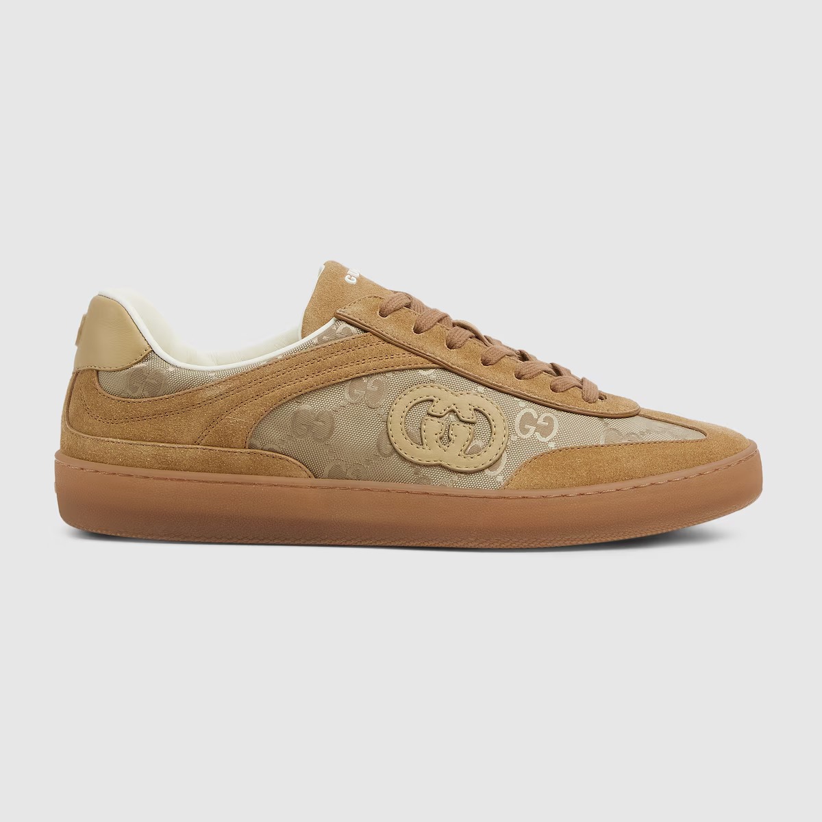 Gucci Men’s G75 Sneaker Beige Suede