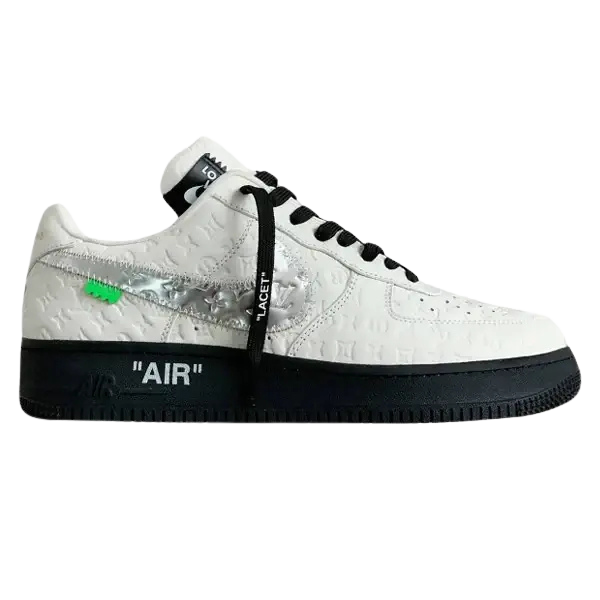 Louis Vuitton x Nike Air Force 1 Low ‘White Black Silver’