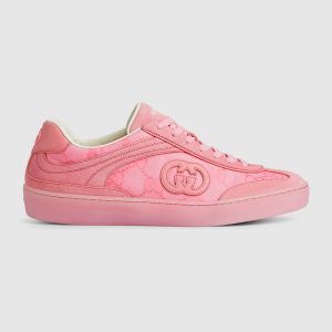 Gucci Women’s G75 Sneaker Pink Suede