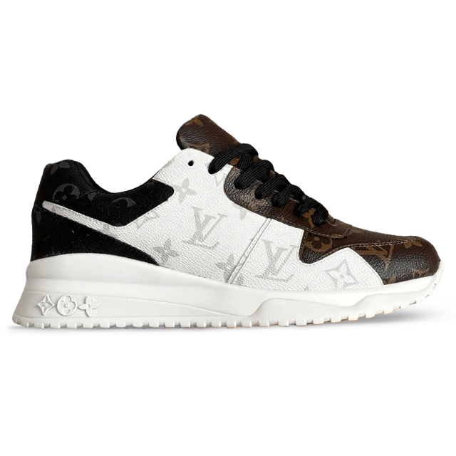 Louis Vuitton LV Tri-Color Monogram Canvas Run Away Sneakers