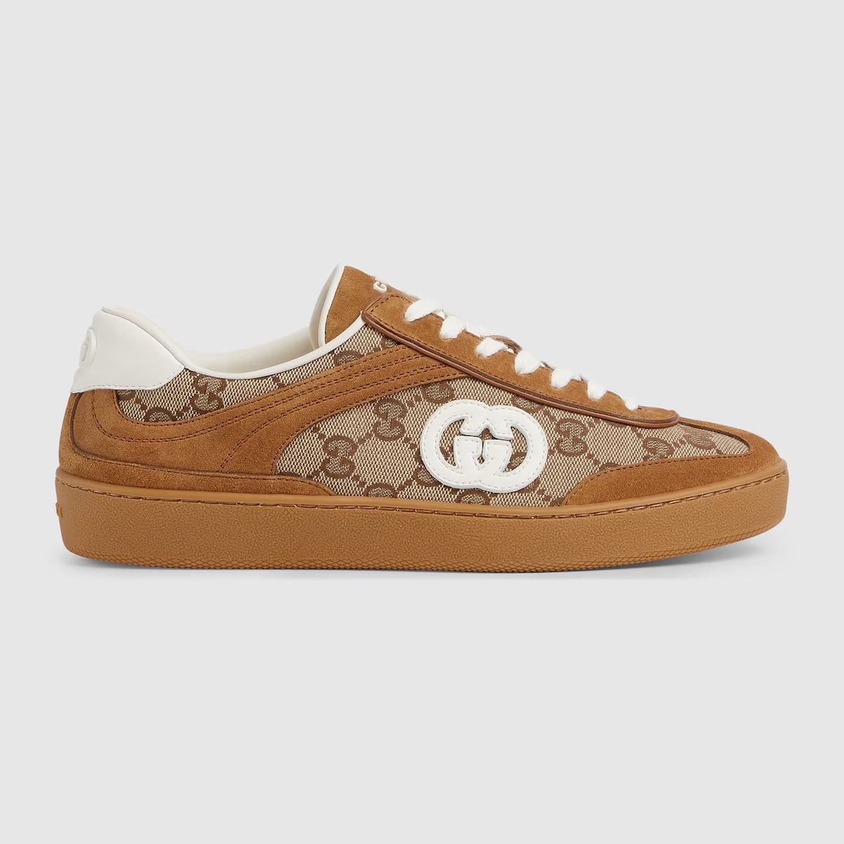 Gucci Women’s G75 Sneaker Brown Suede